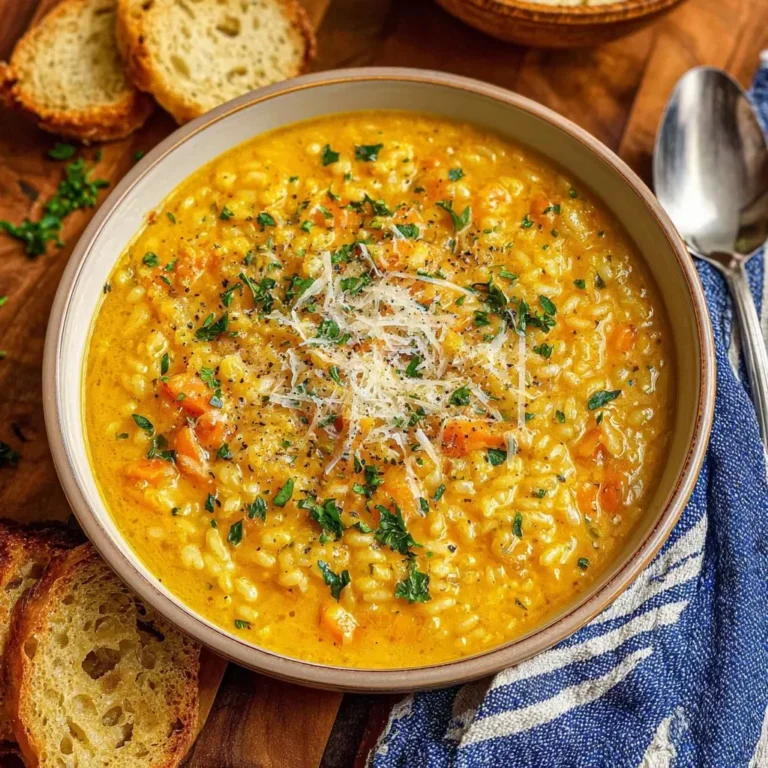 A bowl of Italian Penicillin Soup garnished with fresh herbs and vegetables.